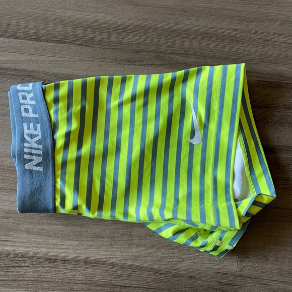nike pro neon shorts